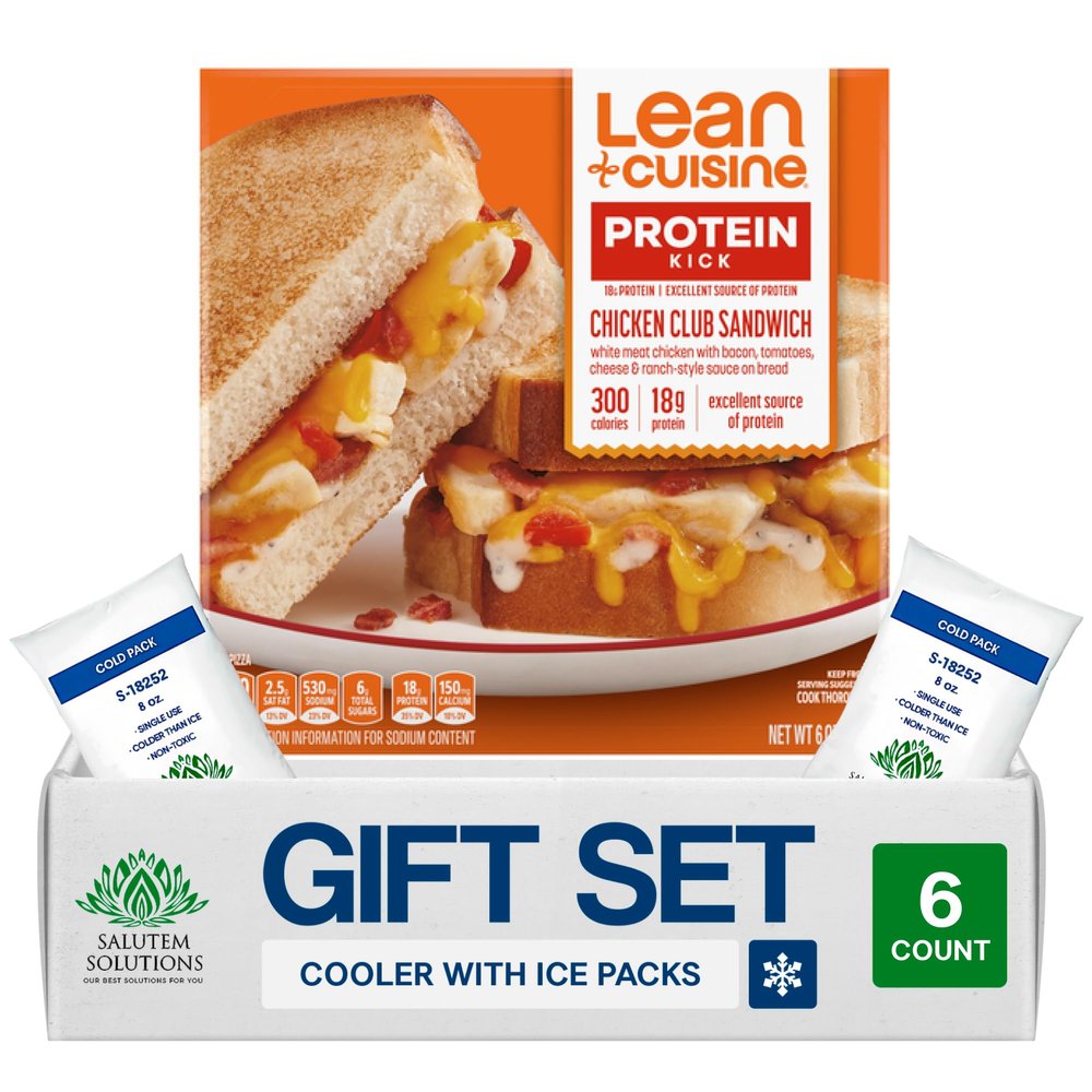 Salutem Vita Chicken Club Panini, Frozen Meal Gift Set Pack of 6