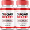 (2 Pack) Sugar Delete Capsules - SugarDelete Blood Support Pills Maximum Strength Japan Supplement Advanced Formula Premium All Natural Vitamin Blend Overall Health Wellness Reviews (120 Capsules) view 1