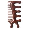 4 in 1 Sandalwood Gua Sha Massager, Scraping Massage Comb, Meridians Tool for Hair, Face, Eye Neck Body Massage view 1