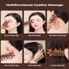 4 in 1 Sandalwood Gua Sha Massager, Scraping Massage Comb, Meridians Tool for Hair, Face, Eye Neck Body Massage view 3