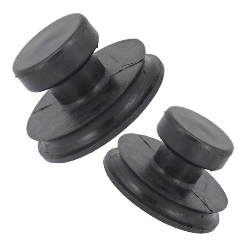 Holibanna 2pcs Singing Bowl Suction Cups Rubber Handle Strong Lifting Handles for Meditation Sound Bowls Sturdy Suction Accessories for Sound Therapy