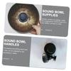 Holibanna 2pcs Singing Bowl Suction Cups Rubber Handle Strong Lifting Handles for Meditation Sound Bowls Sturdy Suction Accessories for Sound Therapy view 3