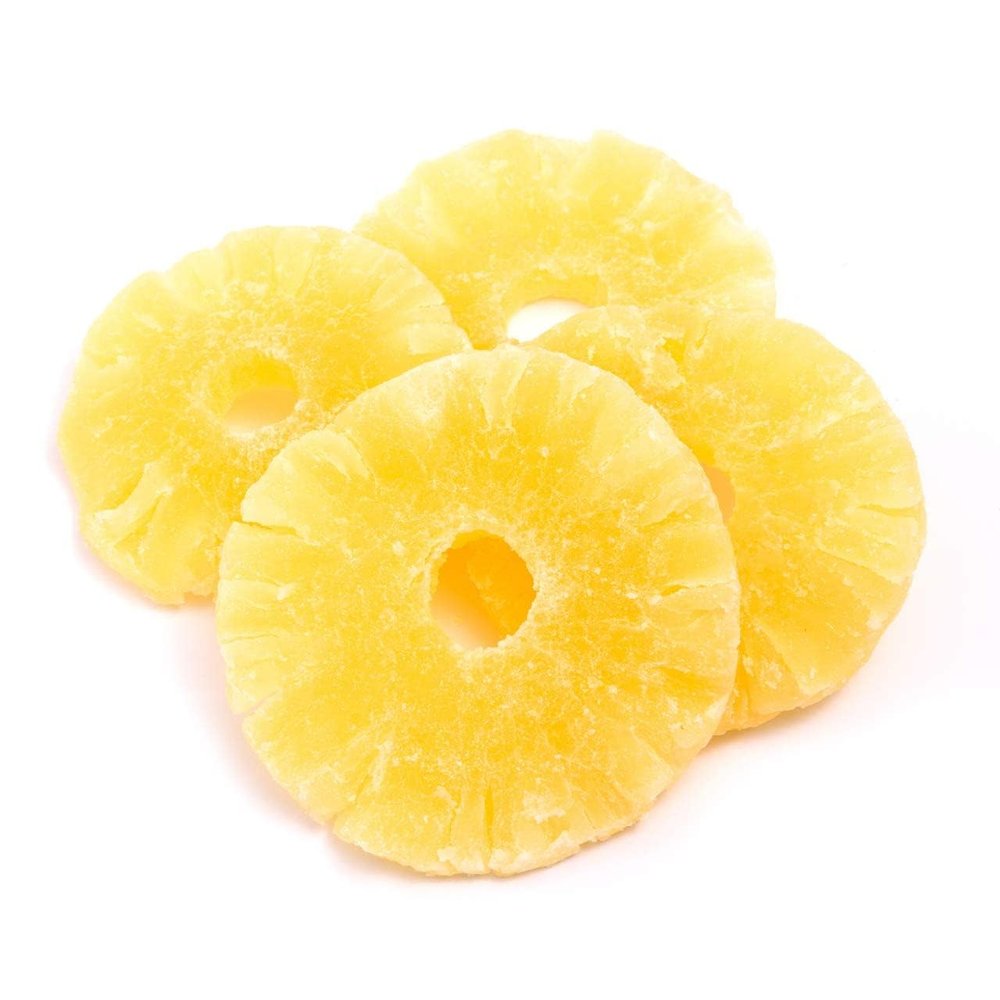 Dried Pineapple Rings Value Pack Sweet & Chewy Tropical Fruit Snack Great for Snacking, Bulk Storage, and Baking (5 LB, Pineapple)