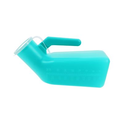 Plastic Spill Proof Portable Male Urinal Bottle with Scale 1000ml