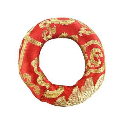 GOOHOCHY Handcrafted Tibetan Singing Bowl Pad 12cm Cushion for Meditation and Sound Healing Buddhist Mat for Balancing Random Color