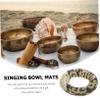 GOOHOCHY Handcrafted Tibetan Singing Bowl Pad 12cm Cushion for Meditation and Sound Healing Buddhist Mat for Balancing Random Color view 4