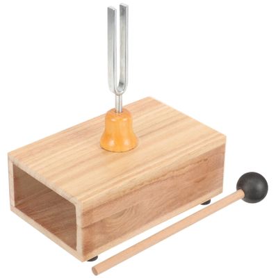 SOPOTUTU 1set Tuning Fork Set with Resonance Box Hammer for Sound Therapy Yoga and Meditation for Healing and Relaxation