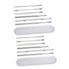 2set Sturdy Ear Spoon Kit Grade Stainless Steel Ear Cleaner Tool Easy to Use Clean Remover for Boys and Girls Adults view 1