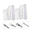 2set Sturdy Ear Spoon Kit Grade Stainless Steel Ear Cleaner Tool Easy to Use Clean Remover for Boys and Girls Adults view 4