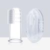 SOPOTUTU 9pcs Silicone Finger Toothbrush for Gentle Oral Cleaning Tool for Toddlers Years Transparent Storage Box Dual-Sided Design for Gum Massage and Teething Relief view 2