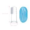 SOPOTUTU 9pcs Silicone Finger Toothbrush for Gentle Oral Cleaning Tool for Toddlers Years Transparent Storage Box Dual-Sided Design for Gum Massage and Teething Relief view 4