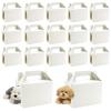 24 PCS Adopt a Puppy Favors Boxes with Windows, White Foldable Kraft Paper Candy Gift Boxes Decorations for Gift Giving, Dog Birthday Party Favors, 5.5 x 3.5 x 3.9 Inch (Dolls Not Included) view 1
