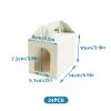 24 PCS Adopt a Puppy Favors Boxes with Windows, White Foldable Kraft Paper Candy Gift Boxes Decorations for Gift Giving, Dog Birthday Party Favors, 5.5 x 3.5 x 3.9 Inch (Dolls Not Included) view 4