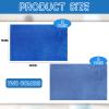 EYUNSTAR 4 Pack Extra Large Microfiber Cleaning Cloths 20"x30", Lint-Free Reusable Towels for Home, Glass, Windows, Office, Kitchen, Bathroom Mixed Blue view 2