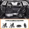 Electric Wheelchair for Adults,All Terrain Lightweight Foldable Wheelchairs,Power Motorized Electric Wheel Chair,Comfortable Remote Control Mobility Aid,Gunmetal Grey view 2