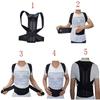 Corrector Adjustable Back Support for Women Men Kyphosis Humpback Straightener Neck, Spine Shoulder Relief (Black XXXX) view 2