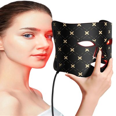 FOLOKE LED Light Therapy Mask Skin Care Mask, LED Red Light Therapy