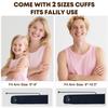 Arm Blood Pressure Monitor with 2 Cuffs, Pediatric Blood Pressure Cuff 6"-9"Medium/Large Cuff 9"-16.5" Includes 4 AAA Batteries view 2