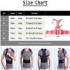 Corrector Women Men Corrective Girdle Cervical Back Lumbar Support Belts Corset Upright Waist Trainer for Backache (Black X) view 4