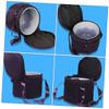 SUPVOX Singing Bowl Case Bag Crystal Bowl Storage Pouch Handle Zipper for Meditation Easy to Open Close Family Friends view 2