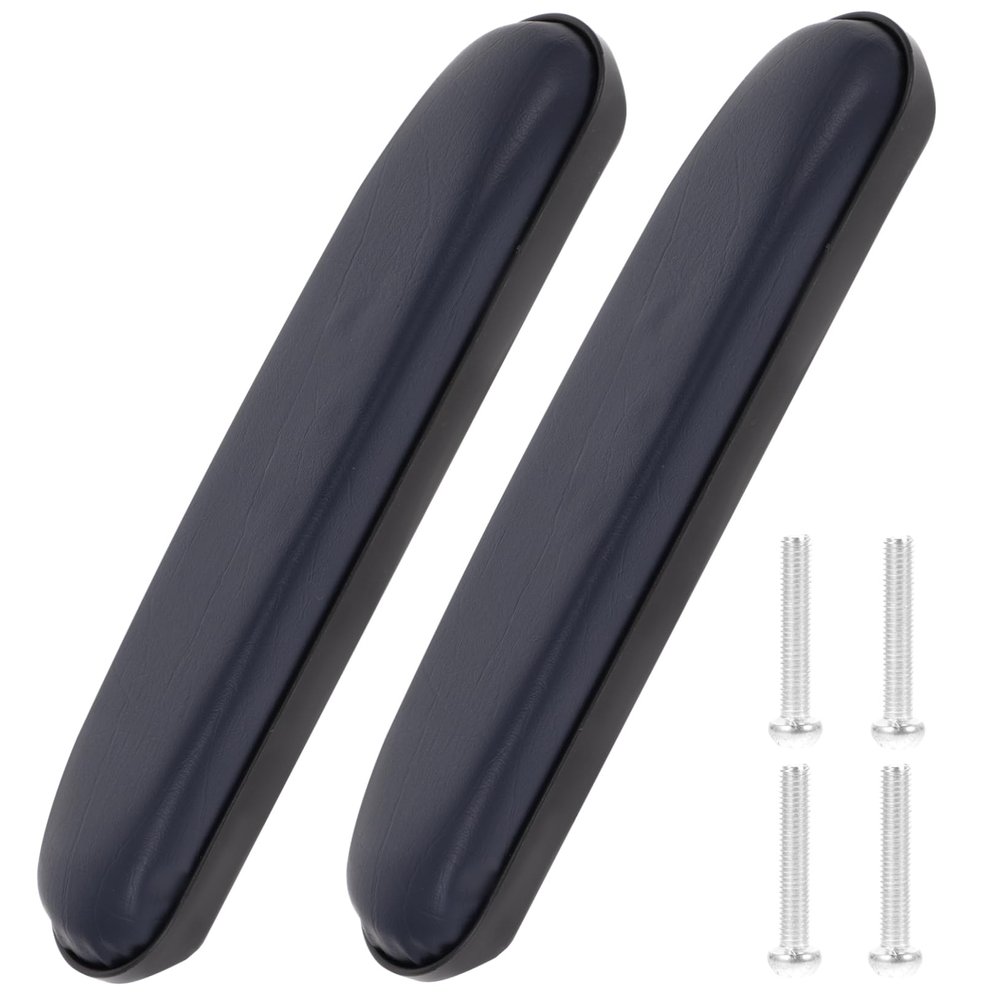 NIYANGLE Universal Wheelchair Armrest Pad Replacement 2Pcs PVC Sponge Cushion for Patient Care Comfortable Elbow Pillow for Wheelchairs and Transport Chairs