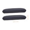 NIYANGLE Universal Wheelchair Armrest Pad Replacement 2Pcs PVC Sponge Cushion for Patient Care Comfortable Elbow Pillow for Wheelchairs and Transport Chairs view 2