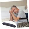 NIYANGLE Universal Wheelchair Armrest Pad Replacement 2Pcs PVC Sponge Cushion for Patient Care Comfortable Elbow Pillow for Wheelchairs and Transport Chairs view 3