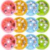 12PCS INVODA Weekly Pill Organizer 7 Compartment Rotating Pill Box for Daily Medication & Vitamins - Portable Travel Pill Case Fish Oil Supplements Vitamins Organizer view 1