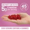 INSTAMART Creatine Monohydrate Gummies, NSF Certified, 5g Dose for Men & Women to Support Muscle, Strength, Recovery, Focus, Cognitive Health & Memory, Strawberry Flavor, 180 Gummies view 2