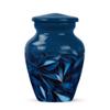 Casketique Blue Memorial Urns for Adult Male & Female Combo - Burial Urns for Human Ashes Adult Man - 1 Large & 4 Keepsake Cremation Urn for Mom - Funeral Urn for Ashes for Women - (10 & 3 Inch) view 2