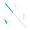 Detachable Two in One Dressing Aid Stick Shoe Horn ABS Blue White view 3