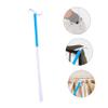Detachable Two in One Dressing Aid Stick Shoe Horn ABS Blue White view 4