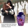 Remembrate Butterfly Adult Urns for Human Ashes Women 10 Inch - White Flowers Funeral Urn for Ashes for Women and Man - Large Cremains Containers for Human Remains view 3