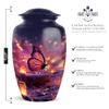 Casketique Butterfly Burial Urns for Human Ashes Adult Man - 1 Large & 4 Keepsake Memorial Urn for Ashes for Women - Keepsake Combo Cremation Urn - Funeral Urns for Adult Male - 10 & 3 Inch view 2