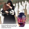 Casketique Butterfly Burial Urns for Human Ashes Adult Man - 1 Large & 4 Keepsake Memorial Urn for Ashes for Women - Keepsake Combo Cremation Urn - Funeral Urns for Adult Male - 10 & 3 Inch view 3