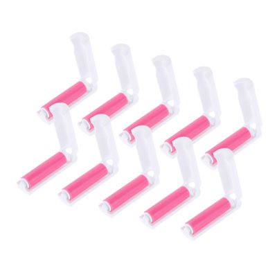 Yardwe 10pcs Household Lint Rollers Mini Lint Cleaners Dryer Cleaner Brush for Clothes Go Roller Ball Random Color