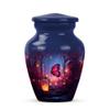 Casketique Blue Butterfly Memorial Urns for Adult Male - Large & Keepsake Combo Funeral Urns for Human Ashes Adult Female - Set of 4 Mini Cremation Urn - Burial Urn for Ashes for Women - 10 & 3 Inch view 2