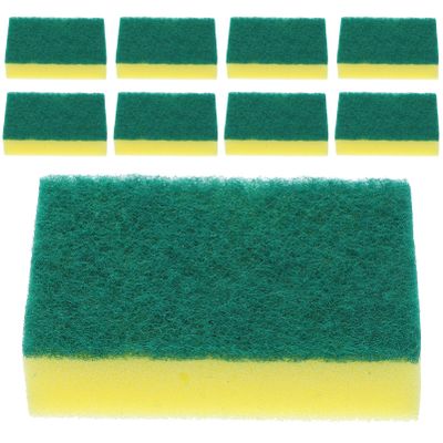 FRCOLOR 20pcs High-Density Kitchen Cleaning Sponges Scouring Pads for Dishwashing 11x7x3cm for Home Use and Versatile Cleaning