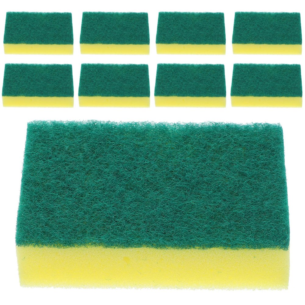FRCOLOR 20pcs High-Density Kitchen Cleaning Sponges Scouring Pads for Dishwashing 11x7x3cm for Home Use and Versatile Cleaning