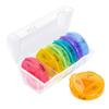 CALLARON Compartment Pill Box Daily Pill Organizer for Travel Container Weekly Dispenser view 1