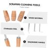 LOPUNER 3Pcs Range Hood Scrapers Set Stainless Steel Cooking Hood Cleaning Tools Ergonomic Handle for Easy Grease Removal view 3