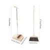VALICLUD 1Set Broom Dustpan with Long Handle for Home Kitchen Easy Hair Removal Dustpan Design Garbage Sweeping Tool view 2