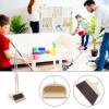 VALICLUD 1Set Broom Dustpan with Long Handle for Home Kitchen Easy Hair Removal Dustpan Design Garbage Sweeping Tool view 4