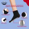 Diamond Star Hospital Gripper Socks for Men & Women, Non-Binding Diabetic Cotton Socks, Cushioned Quarter for Swollen Feet (US, Numeric, 9-11, Regular, 12 Pairs Black) view 3