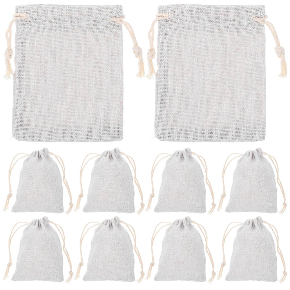 Beavorty 25pcs Small Cotton Drawstring Bags for Jewelry and Candy Versatile Muslin Pouches for Party Favors and Storage