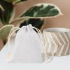 Beavorty 25pcs Small Cotton Drawstring Bags for Jewelry and Candy Versatile Muslin Pouches for Party Favors and Storage view 4