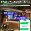 MoLingvora Translating Earbuds Realtime - Instant Translator Two Way, White view 3