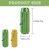 2Pcs Little Ouchies Fidget Spiky Keychain for Adults - 3D Printed Sensory Stress Relief Toy for Anxiety, Focus & Pain Stimulation, Portable ADHD Autism Fidget Toys (Green & Yellow) view 2