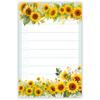 DAILY RITMO Sunflower Sticky to Do List Notepad | Cute Sunflower Lover Gifts for Women | Made in USA Stationery Pad 4x6 50 Notes | Christmas, Birthday Flower Gift for Teacher, Mom, Office view 1