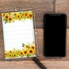 DAILY RITMO Sunflower Sticky to Do List Notepad | Cute Sunflower Lover Gifts for Women | Made in USA Stationery Pad 4x6 50 Notes | Christmas, Birthday Flower Gift for Teacher, Mom, Office view 4